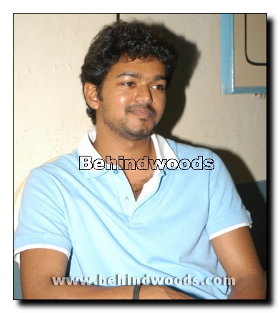 Vijay at Hyderabad